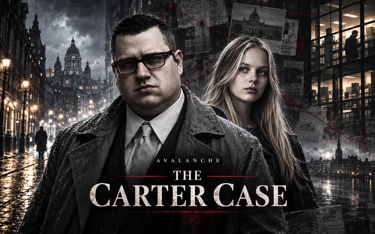 The Carter Case cover artwork featuring Carter and Kaylia